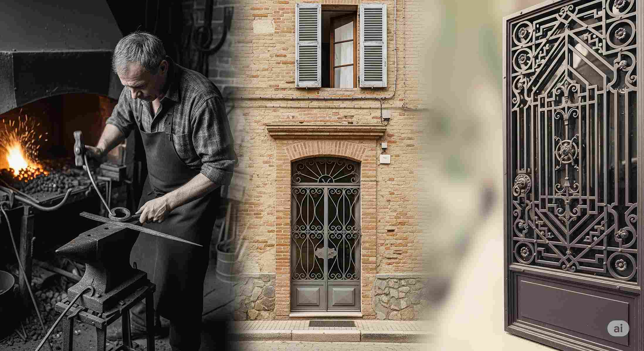 تاریخچه درب فرفورژه قدیمی