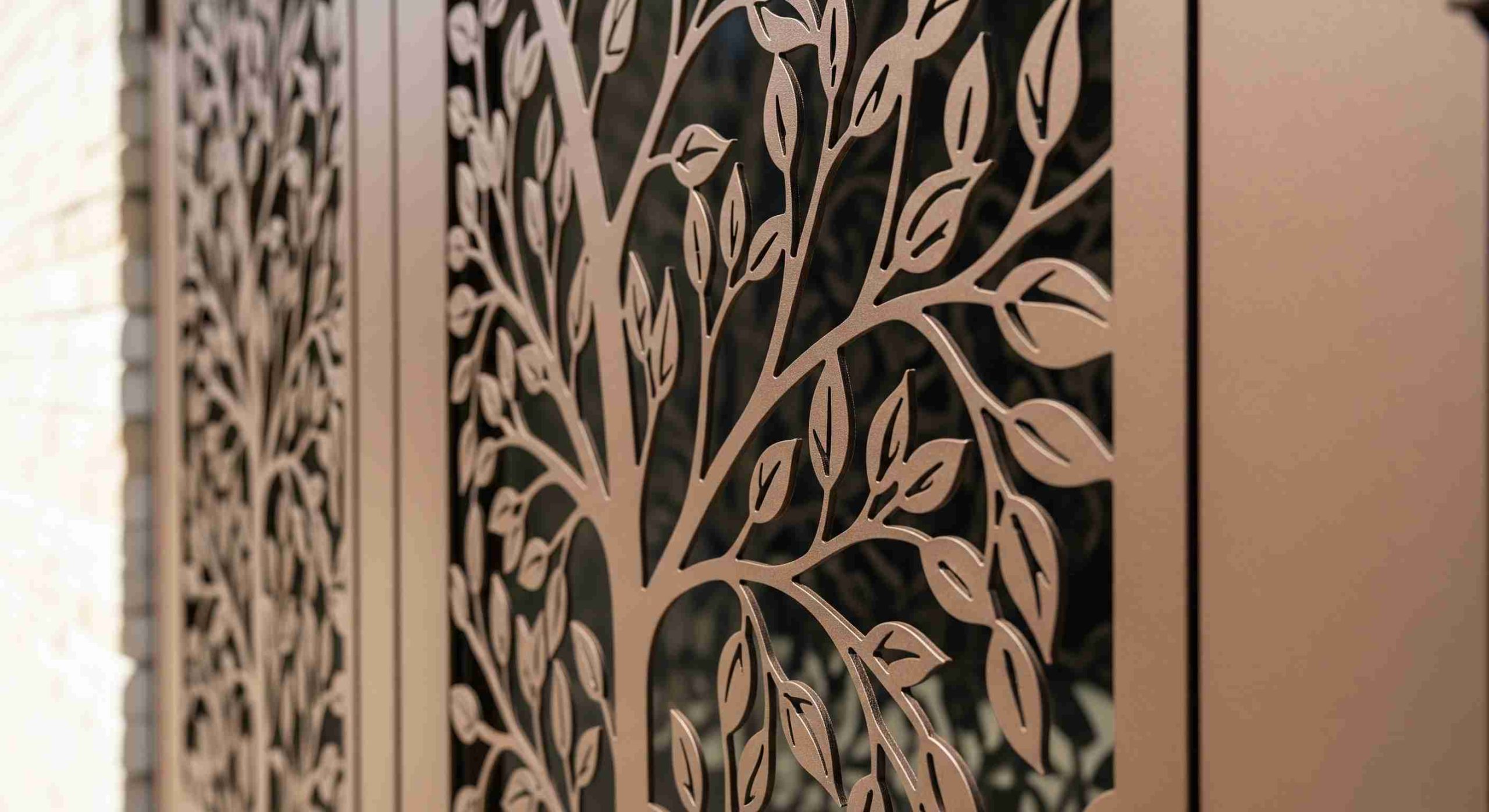 طرح درب سی ان سی الهام گرفته از طبیعت