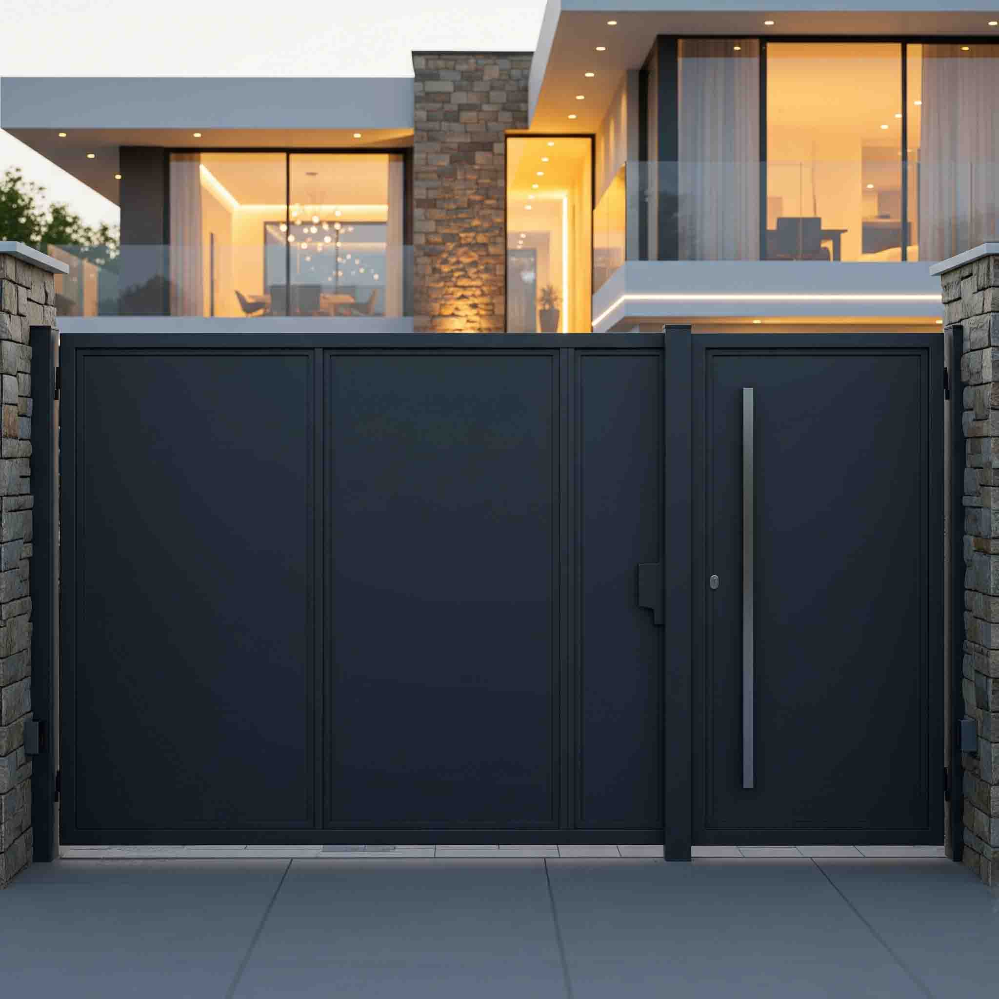 نمونه کار درب سه تکه