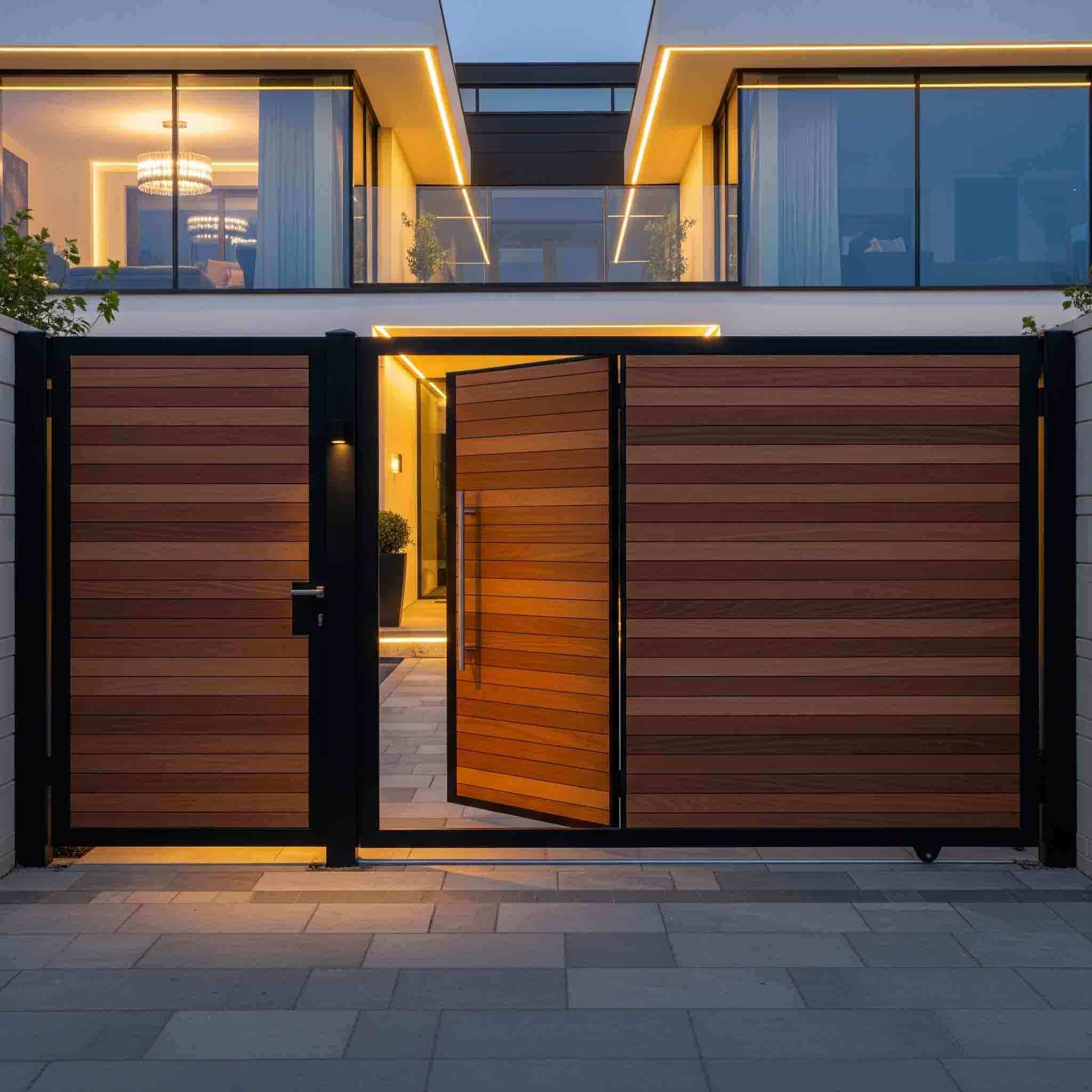 نمونه کار درب سه تکه فراز درب