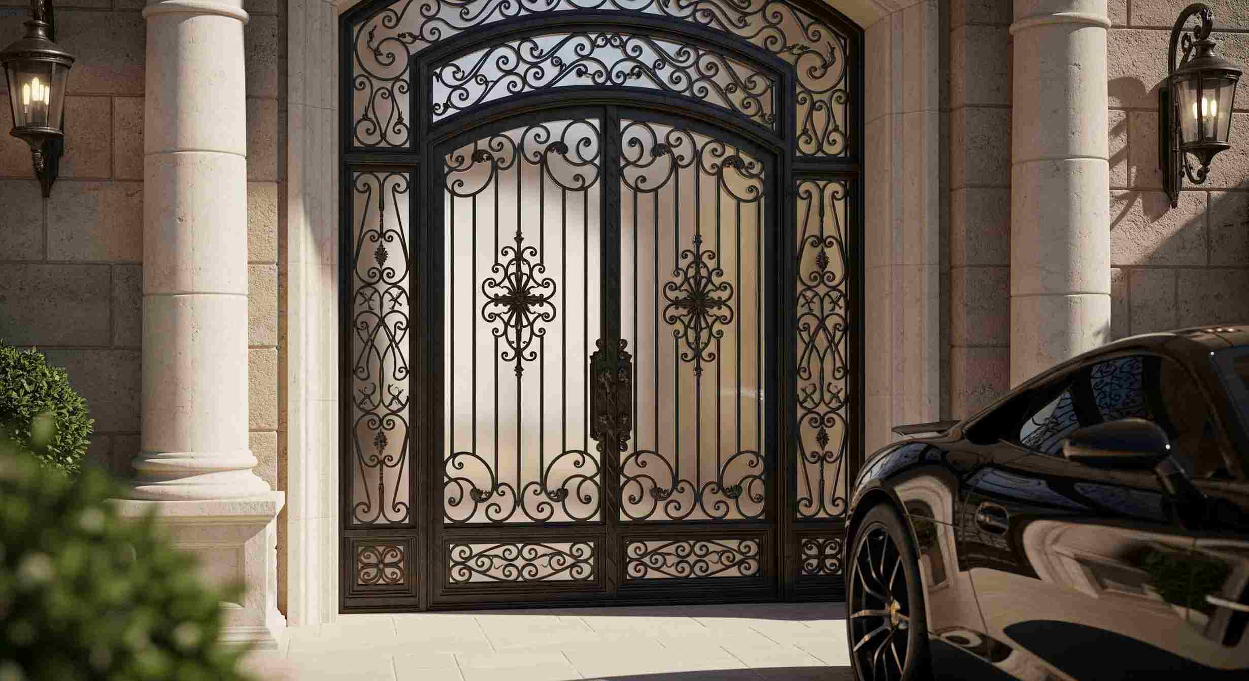 نمونه کار درب فرفورژه