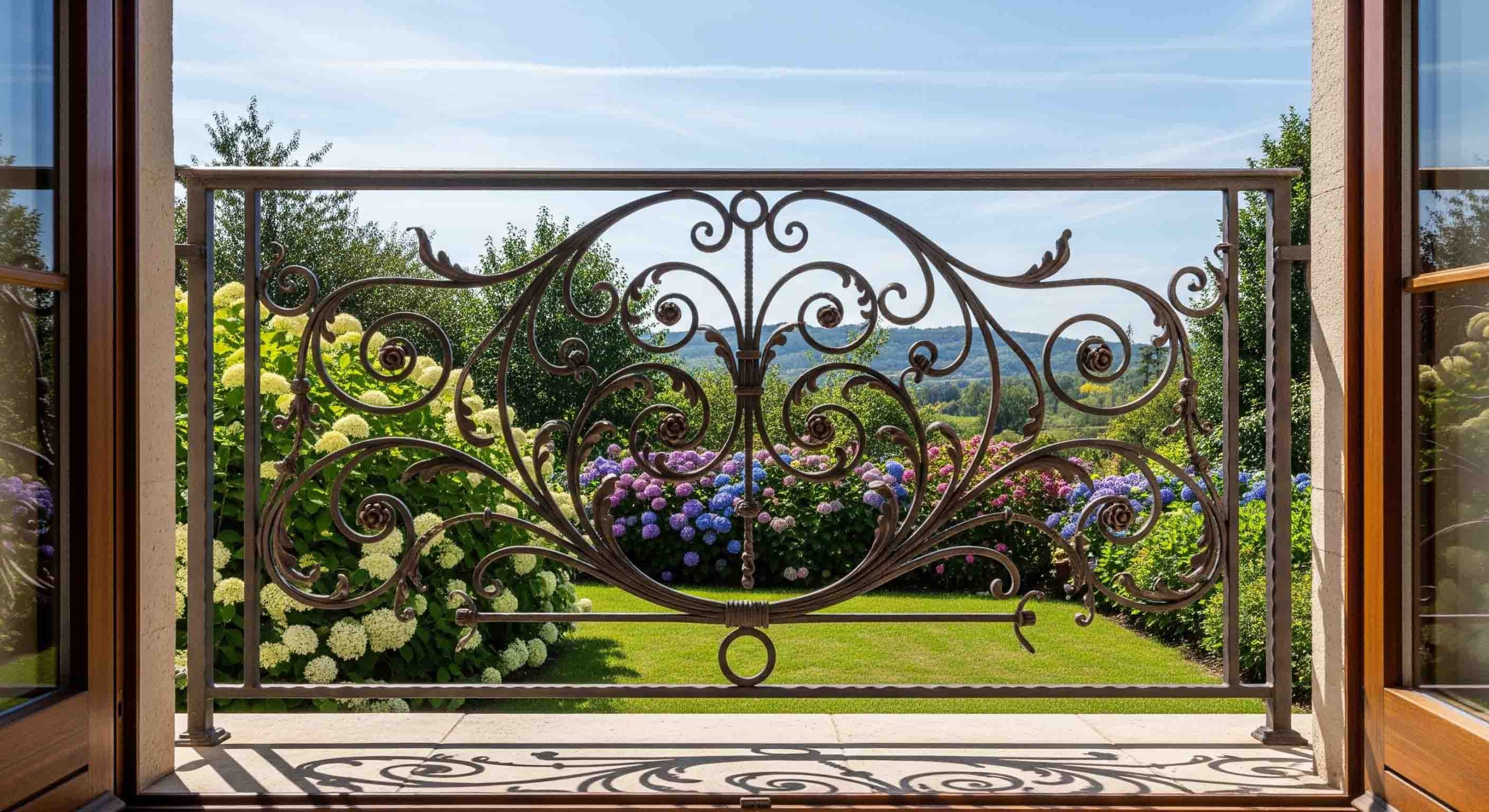 طرح نرده پنجره فرفورژه خاص