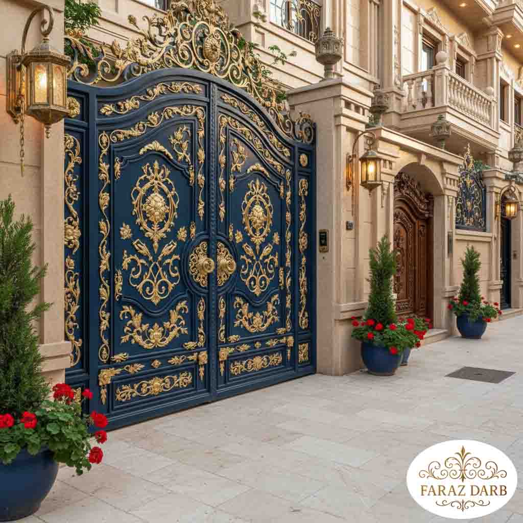 مدل‌های کلاسیک با فرفورژه طلایی