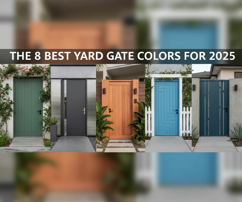 بهترین رنگ مناسب برای درب حیاط (2025)