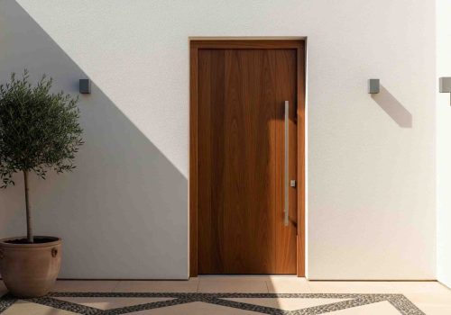 درب حیاط تک لنگه جدید