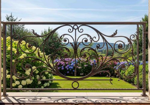 طرح نرده پنجره فرفورژه خاص